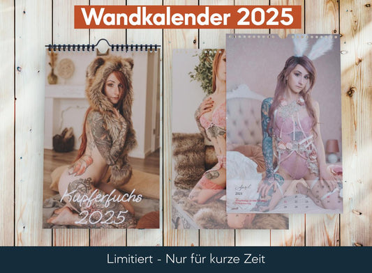 Kupferfuchs BEST OF Patreon Kalender 2025 - Größe A3 - VORBESTELLUNG